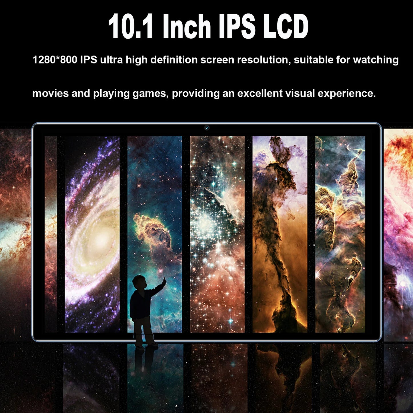 Global Version 10. inch Octa core Tablet with 4GB RAM, 64GB ROM, IPS1280 * 800 Large Screen, supports Google Android 11, 5000mAh