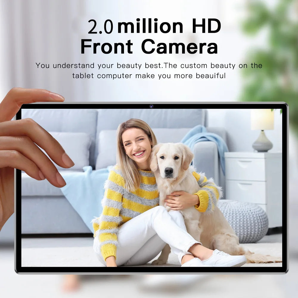 Global Version 10. inch Octa core Tablet with 4GB RAM, 64GB ROM, IPS1280 * 800 Large Screen, supports Google Android 11, 5000mAh