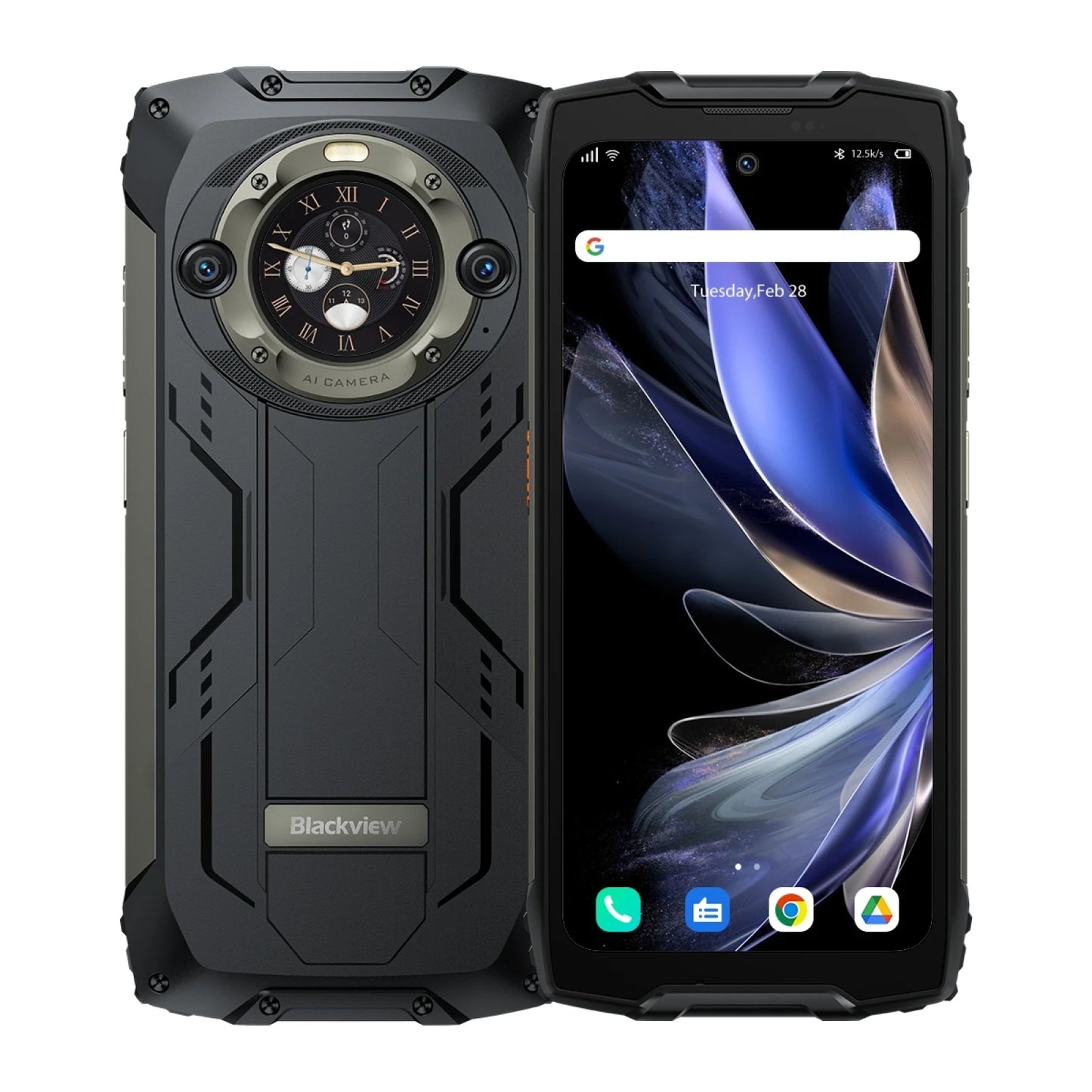 Blackview BV9300 Pro Rugged Phone 8GB/12GB+256GB 64MP 6.7” + 1.32“ Dual Display 15080mAh Android 13 MediaTek Helio G99 4G NFC