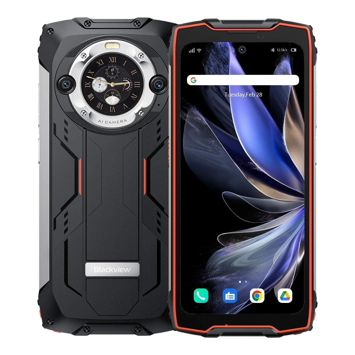 Blackview BV9300 Pro Rugged Phone 8GB/12GB+256GB 64MP 6.7” + 1.32“ Dual Display 15080mAh Android 13 MediaTek Helio G99 4G NFC